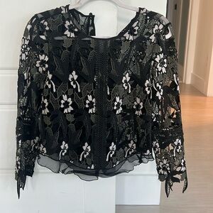 Karina Grimaldi lace blouse